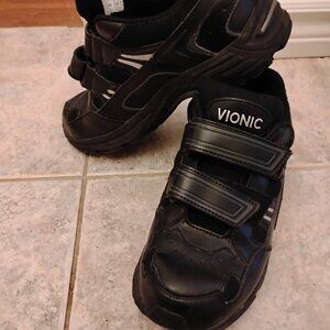 Vionic Black Velcro Sneakers Tabi Size 7 Wide